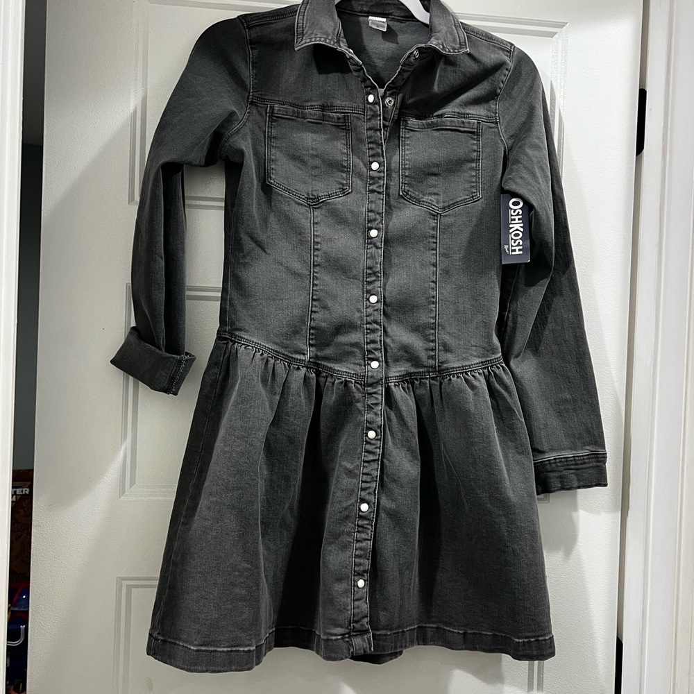 OshKosh B'gosh Black Denim Kids Dress